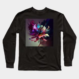 Floral Artwork Designs Long Sleeve T-Shirt